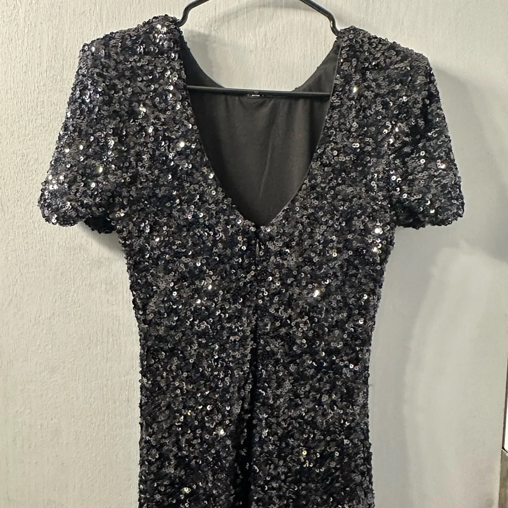 Dress the population sequin black dress. Medium - Picture 11 of 11